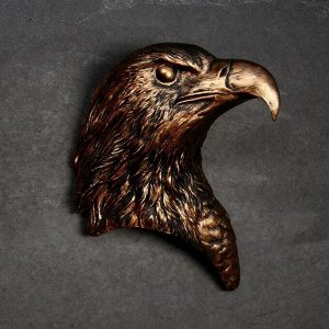 Подвесной декор "Голова орла" бронза, 26х20х21см