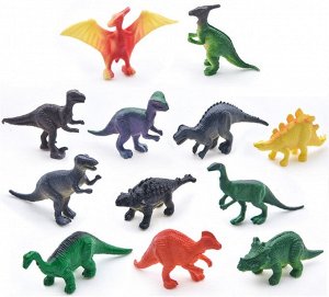 Игровой набор, фигурки животных, динозавры, 12 шт.