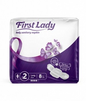 First Lady гигиенические прокладки женские Long Ultra, 8 шт