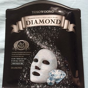 TOSOWOONG DIAMOND BIRD'S NEST AQUA MASK Алмазная увлажняющая маска для лица с ласточкиным гнездом