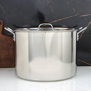 Котёл Катунь «Общепит», 30 л, d=40 см, h=26 см, капсульное дно, индукция, нержавеющая сталь