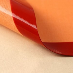 Силиконовый коврик армированный Доляна, 60x40 см, цвет оранжевый