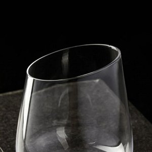 Стакан стеклянный низкий Magistro «Иллюзия», 450 мл, 9,5?11,5 см, цвет прозрачный