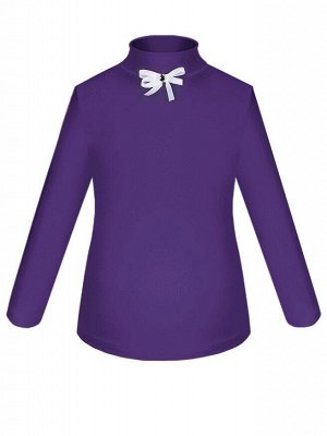 Фиолетовая школьная водолазка (блузка) для девочки Цвет: фиолетовый