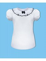 Белая школьная футболка(блузка) для девочки Цвет: белый