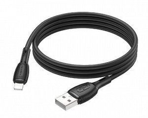 Кабель Borofone BX86 Lightning - USB черный, 1м