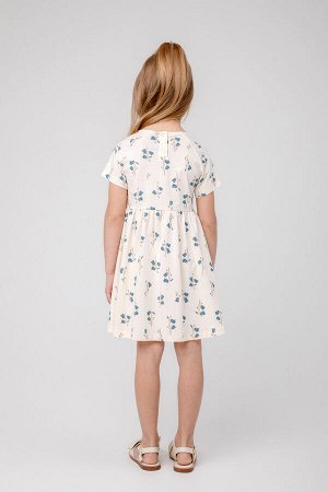 Платье для девочки Crockid КР 5794 айвори, колокольчики к369