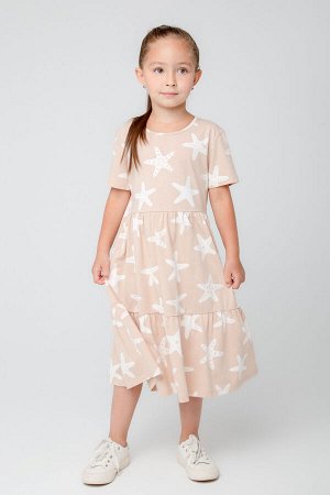 Платье для девочки Crockid КР 5798 лунный свет, морские звезды к377
