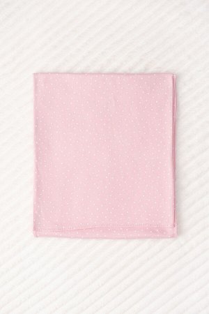 Пеленка детская Crockid К 8512 горошки на розовом жемчуге я119