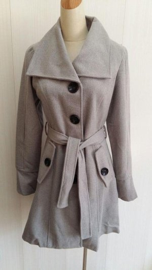Пальто, цвет серый