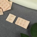 Застёжка для бюстгальтера, 3 ряда 2 крючка, 3,3 ? 2,8 см, 3,3 ? 5 см, 10 шт, цвет бежевый