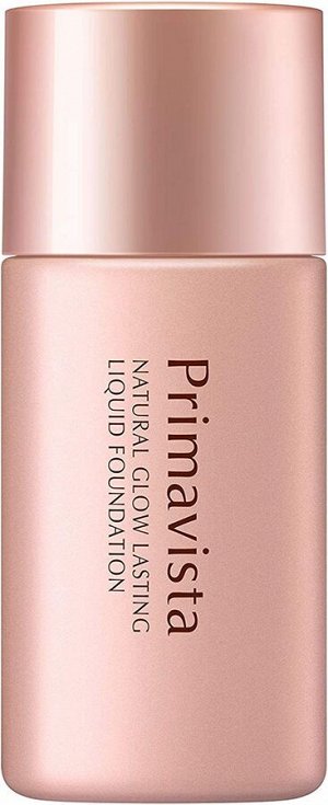 KAO Primavista Natural Glow Lasting Liquid Foundation - легкий тональный крем с защитным SPF фактором