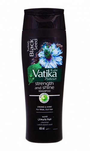 Шампунь VATIKA BLACK SEED - Сила и блеск 400 мл Dabur