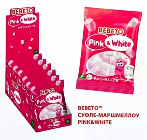 Суфле Маршмеллоу PINK&WHITE 60 г.*12 шт