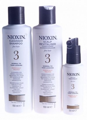 Nioxin система 3 набор 150мл+150мл+50мл
