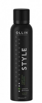 Ollin style спрей-воск для волос средней фиксации 150мл