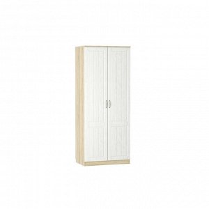 Шкаф для одежды Оливия, 902х578х2198, Белое дерево/Дуб сонома