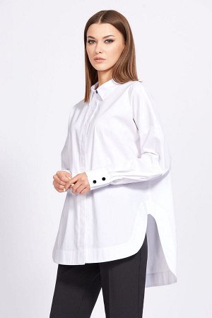 Рубашка Рубашка EOLA 2257 белый 
Состав: ПЭ-22%; Хлопок-76%; ПУ-2%;
Сезон: Осень-Зима
Рост: 170

Блузка выполнена из блузочной ткани. Блузка прямого силуэта, длиной ниже линии бедер. Спереди застежка