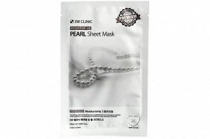 3W Тканевая маска для лица, жемчуг "Essential Up Sheet Mask" 25 гр. 10шт*40бл Арт-15515/14990