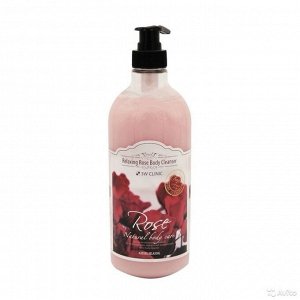 3W Расслабляющий гель для душа, роза "Relaxing Rosa Body Cleanser" 1000 мл. 1*20 шт.Арт-83146/20247