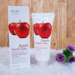 3W Крем для рук "Moisturizing Hand Cream [Apple]", 100мл., 1*160шт Арт-75431