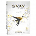 Чай Svay Black Variety SWALLOW 24 пирамидки