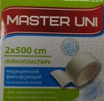 Лейкопластырь рулон 2х500 см Мастер Юни на Неткан. основе
