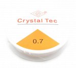 Нить-резинка (спандекс) Crystal Tec 0,7 мм, прозрачная, длина 8 м.  Цена за 1 шт.