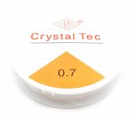 Нить-резинка (спандекс) Crystal Tec 0,7 мм, прозрачная, длина 8 м.  Цена за 1 шт.