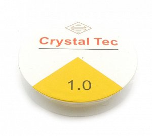 Нить-резинка (спандекс) Crystal Tec 1 мм, прозрачная, длина 5 м.  Цена за 1 шт.