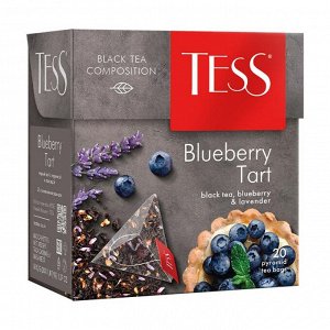 Чай Tess пирамидки Berry Bar, black tea, 20п*1,8 гр.