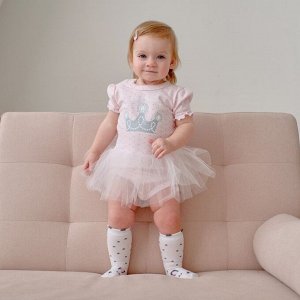 Боди с юбкой Крошка Я "Princess", цвет розовый.