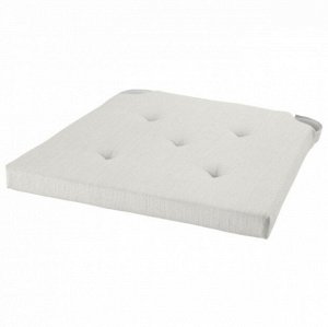 JUSTINA, Подушка для стула, натуральная, 42/35х40х4 см