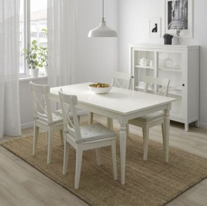 JUSTINA, Подушка для стула, натуральная, 42/35х40х4 см