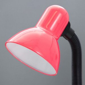 Лампа настольная Е27, с выкл. (220В) розовая (203В)