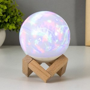 Ночник "Колоски" LED USB RGB 9,5Х9,5Х12,5 см