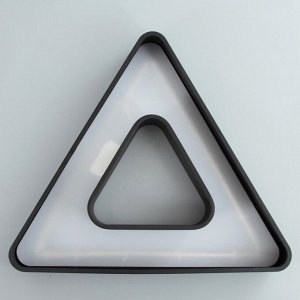 Люстра "Треугольник" LED 36Вт 4000К черный 60х46х70 см BayerLux