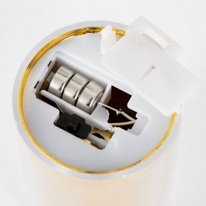 Ночник "Золотая свеча" LED от батареек 3хLR44 5,4х5,4х10,5 см