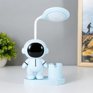 Настольная лампа "Космонавт" LED 2Вт USB АКБ МИКС 7,3х13х31 см