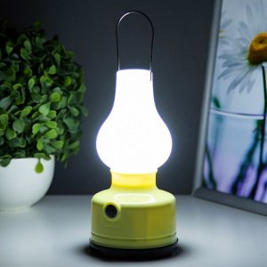 Настольная лампа «Керосиновая лампа» LED 2 Вт от батареек МИКС 8x8x17 см RISALUX