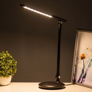 Настольная лампа "Джави" LED 3,6Вт АКБ USB черный 14,7х14,7х62,5 см