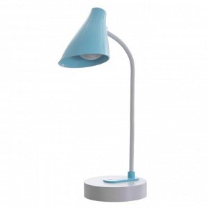 Настольная лампа сенсорная «Вилси» LED 4 Вт USB АКБ бело-синий 13x11.5x44 см RISALUX