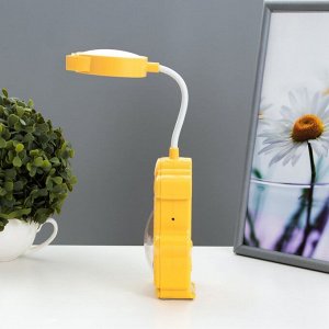 Настольная лампа «Динозаврик» LED 3 Вт от батареек АА/USB желтый 4x12x35 см RISALUX