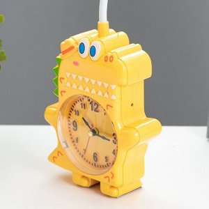 Настольная лампа «Динозаврик» LED 3 Вт от батареек АА/USB желтый 4x12x35 см RISALUX