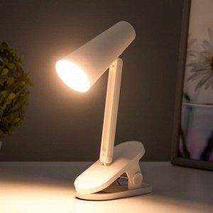 Настольная лампа "Эльмо" LED 2Вт USB АКБ 5,5х12,5х24 см