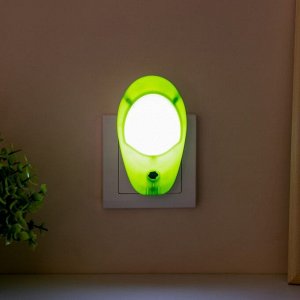 Ночник "Ночка" LED зеленый 2,5х6,5х11 см