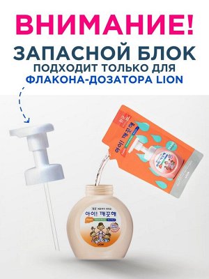 Жидкая Антибактериальная пена для рук "Ai - Kekute" 200мл (мягкая упак.) Зеленый виноград, Корея