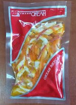 Салат из кальмара с морковью по восточному
