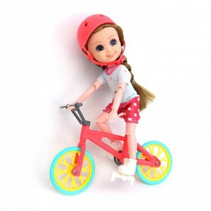 Кукла с аксессуарами "Нина на прогулке, велосипед"