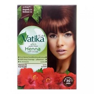 Dabur Vatika Хна для волос Бургунди 6*10г